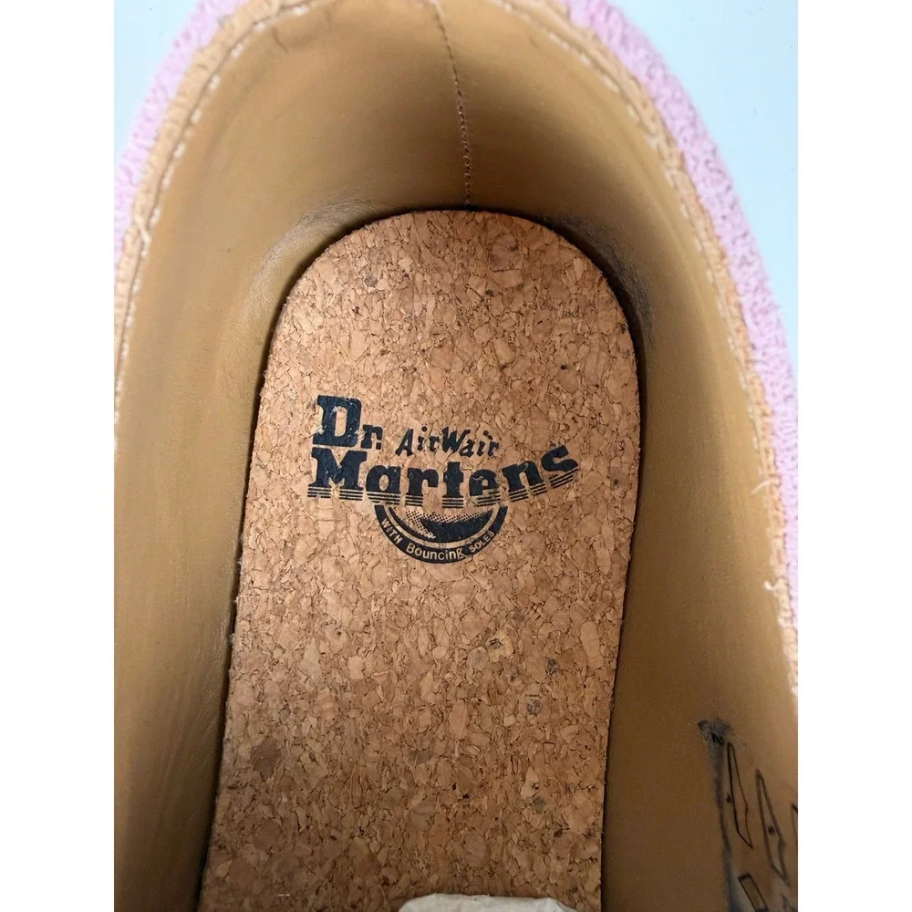 Dr Martens 1461 Iced Chalk Pink Suede Oxford Shoes W10 M9 27558279 Box